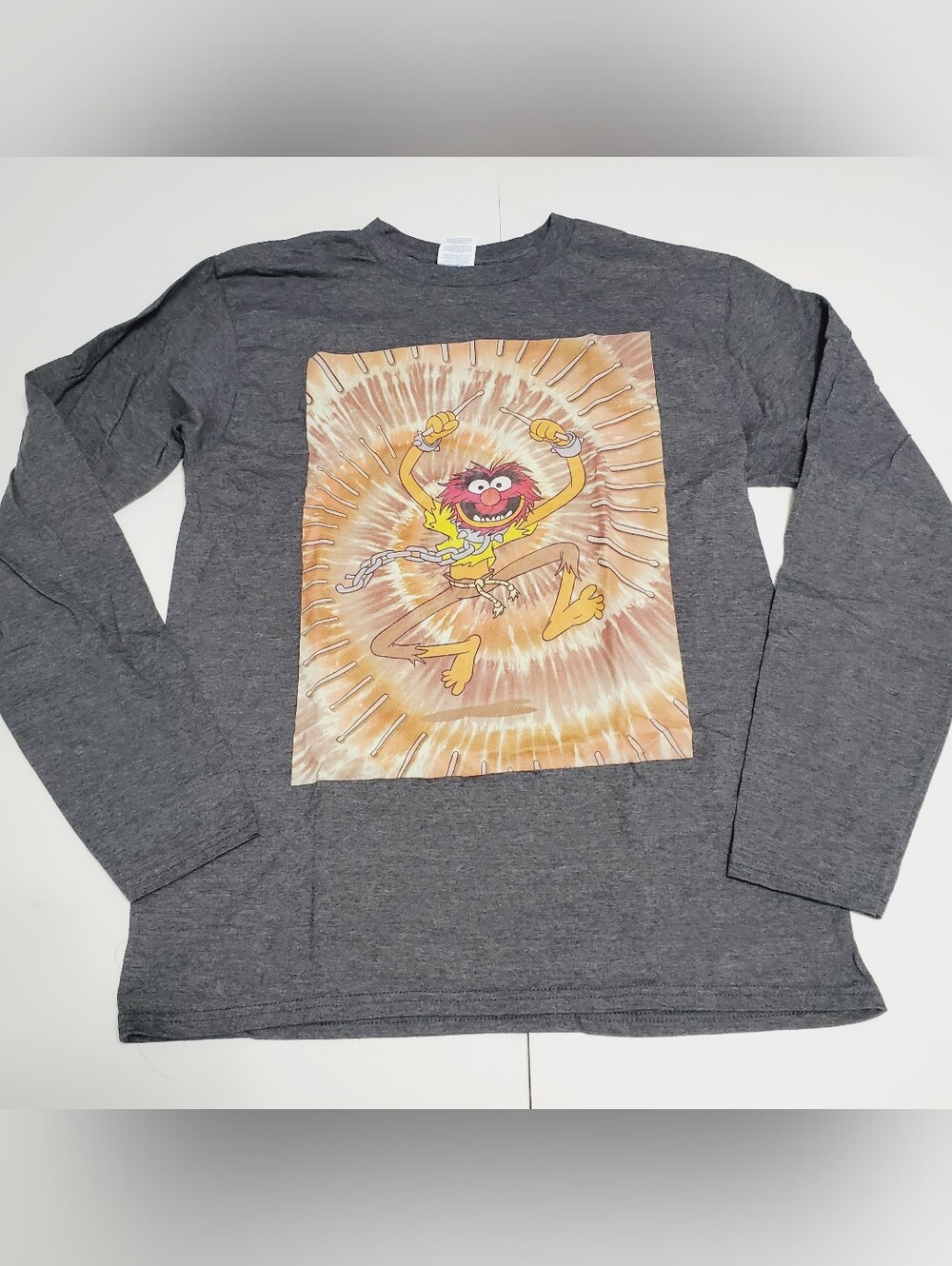 Disney / Port Men's Casual Long Sleeve Tee Shirt Multicolor Gonzo M